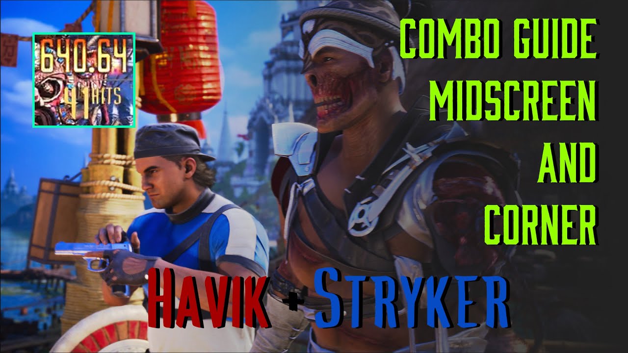 Mortal Kombat 1 Havik Stryker Optimal Combo Guide (64% Damage)