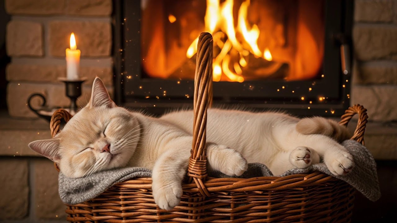 Soothing 432Hz Cat Sleep Music 🐾 | For Anxious Cats Deep Relaxation And Calm Cozy Ambience