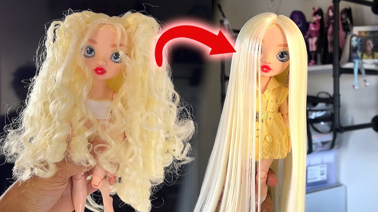 РУКОВОДСТВО ПО ВЫПРЯМЛЕНИЮ ШЁЛКА! 🔥 | Как выпрямить нейлоновые волосы