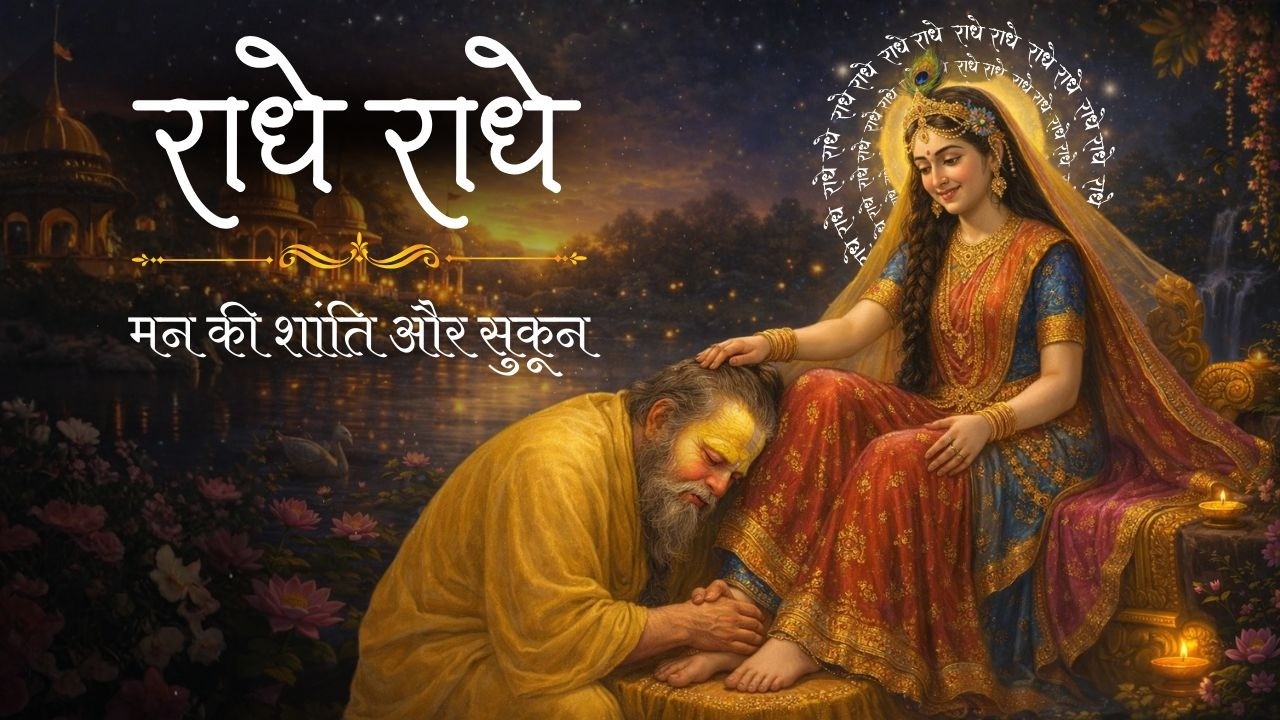 राधा नाम जप 108 बार | radha radha | Radha Naam Jaap 108 | मन की शांति और सुकून के लिए