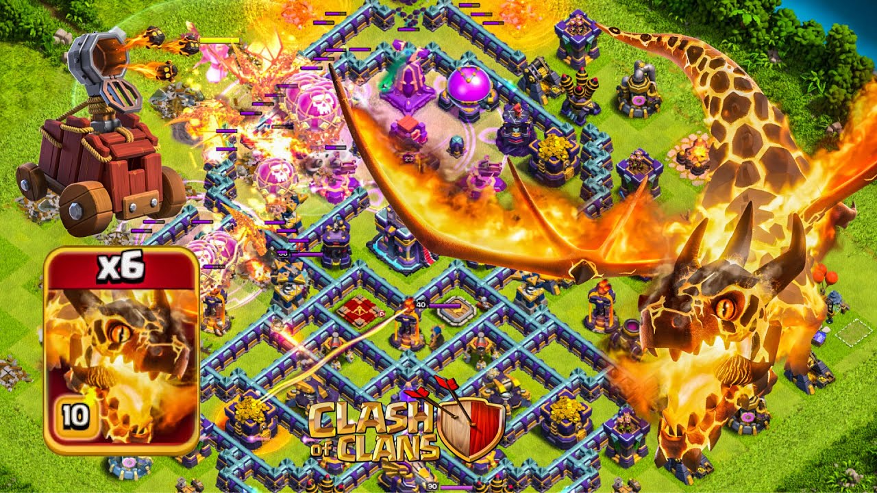 New TH15 Super Dragon Attacks in Legend League - Before TH16 Update!