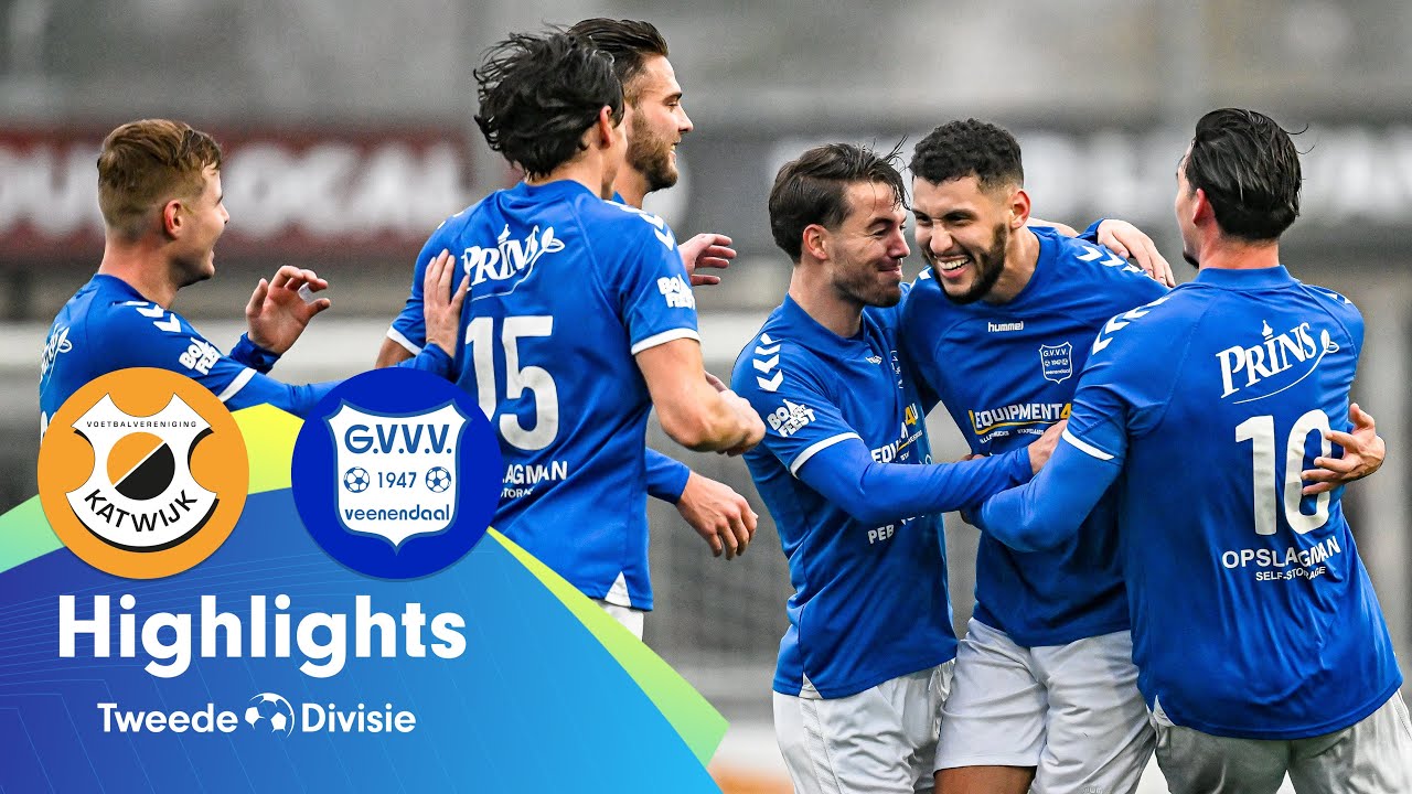 🔵 GVVV overklast Katwijk! | Highlights VV Katwijk - GVVV