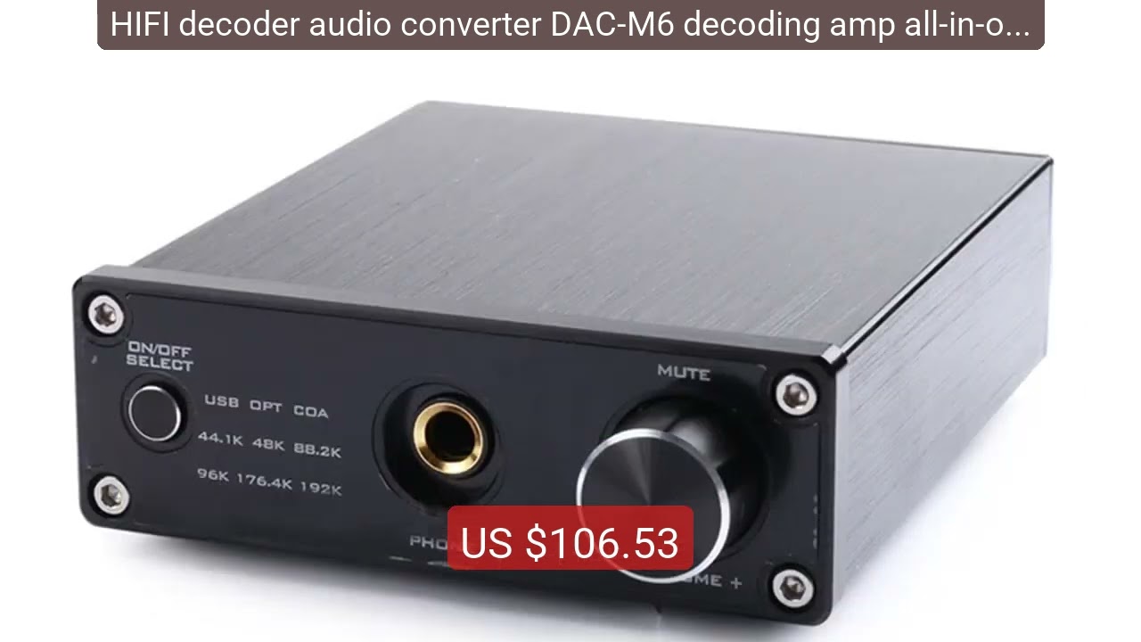 HIFI decoder audio converter DAC-M6 decoding amp all-in-one D... &mdash; Amazing Value 2026 | Must Have!