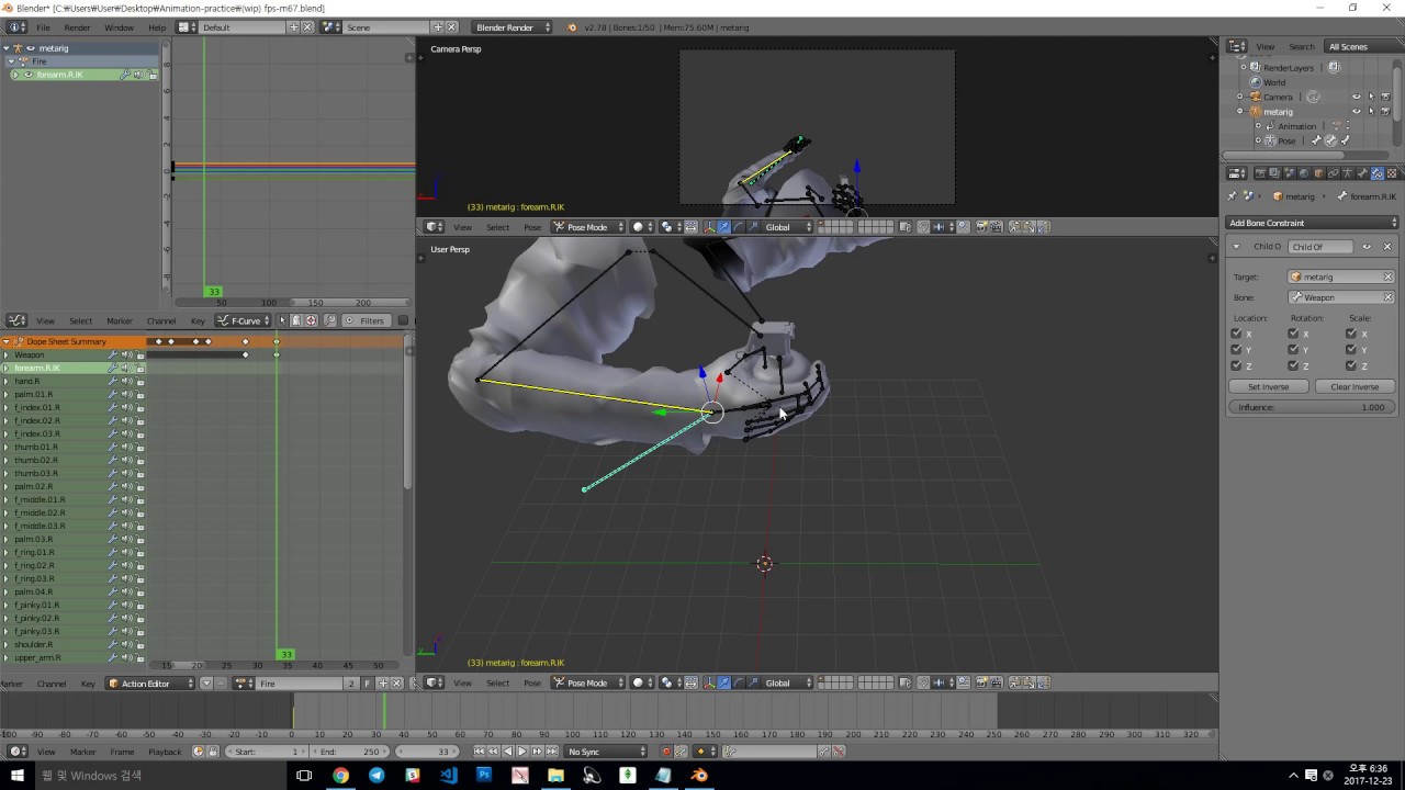 [Blender] Keep transform with unparenting child-of constraint