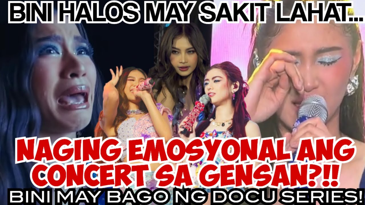 DI NAPIGILAN NA MAPALUHA NG BINI | JHO DI NA KINAYA KAYA HINDI TINAPOS ANG CONCERT!BINI DOCUMENTARY