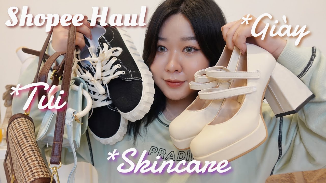 SHOPEE HAUL | TÚI GIÀY SIÊU RẺ CỰC XINH TRÊN SHOPEE | kieuchinh2706