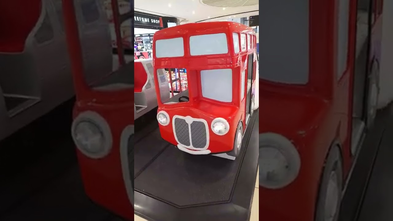 Jolly Roger Red City Fun Bus Kiddie Ride (Loud)