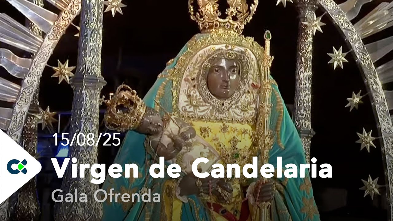 Gala ofrenda en honor a La Virgen de Candelaria
