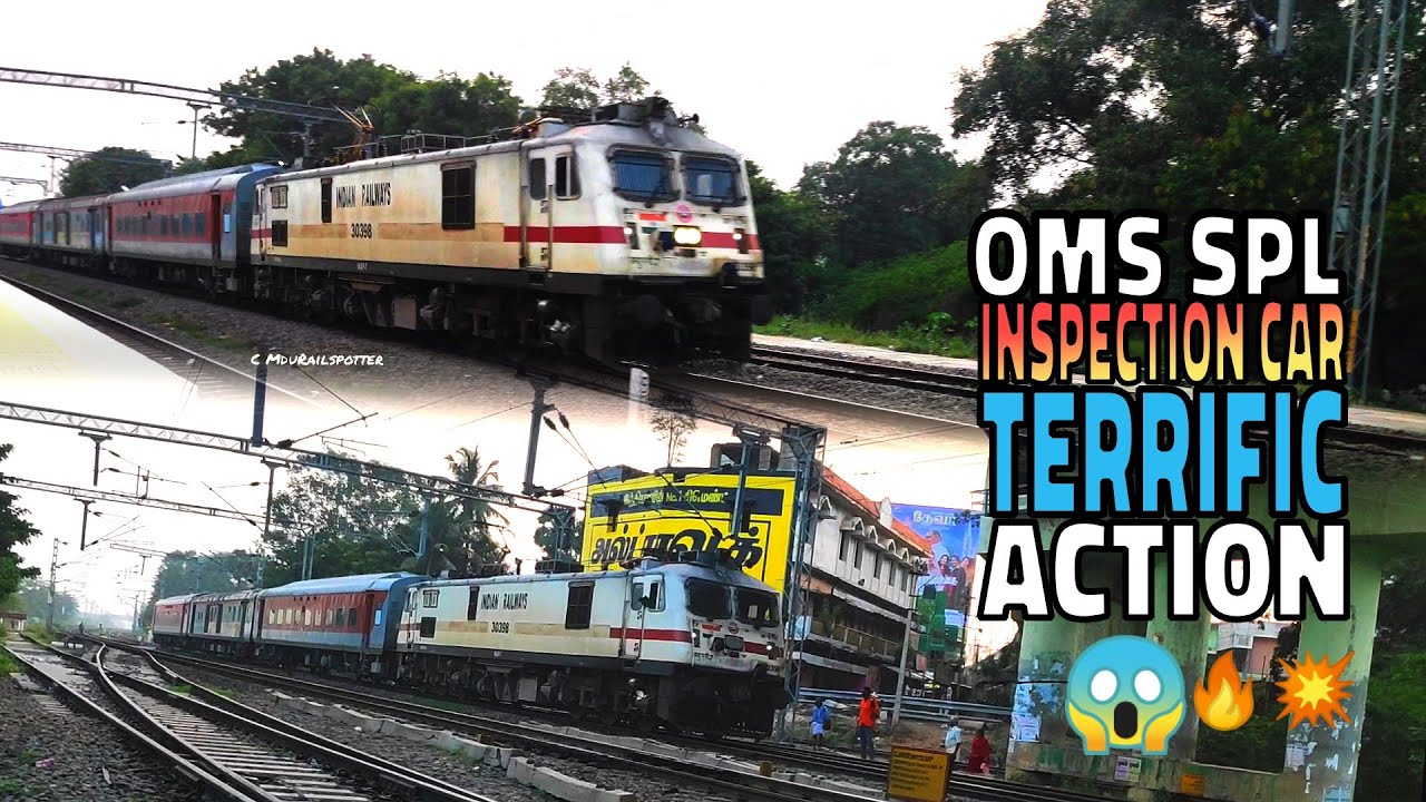 🚨INSPECTION TIME: 💥⚡OMS (TRACK STABILITY CHECK) MAS-MDU | MDU-TN | TN-TEN | TEN-MDU #inspection ⚡💥