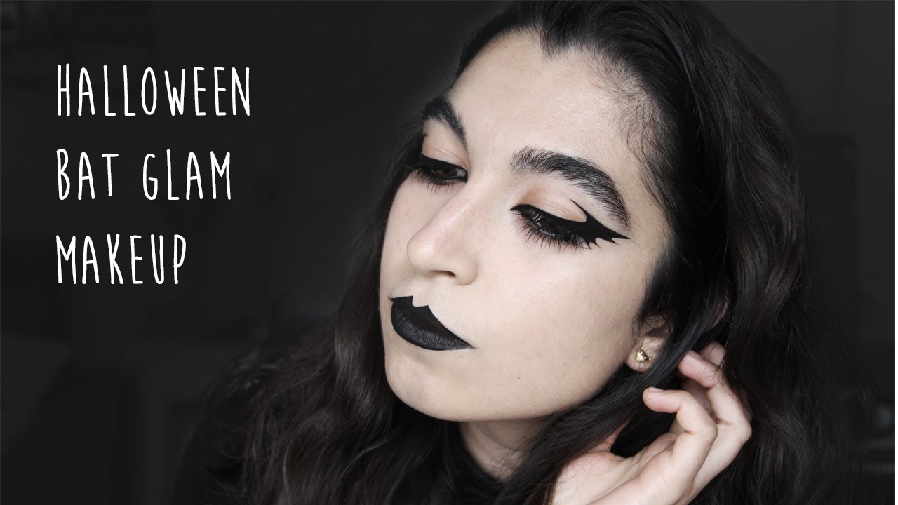 Maquillage d'Halloween rapide : Chauve-souris glam
