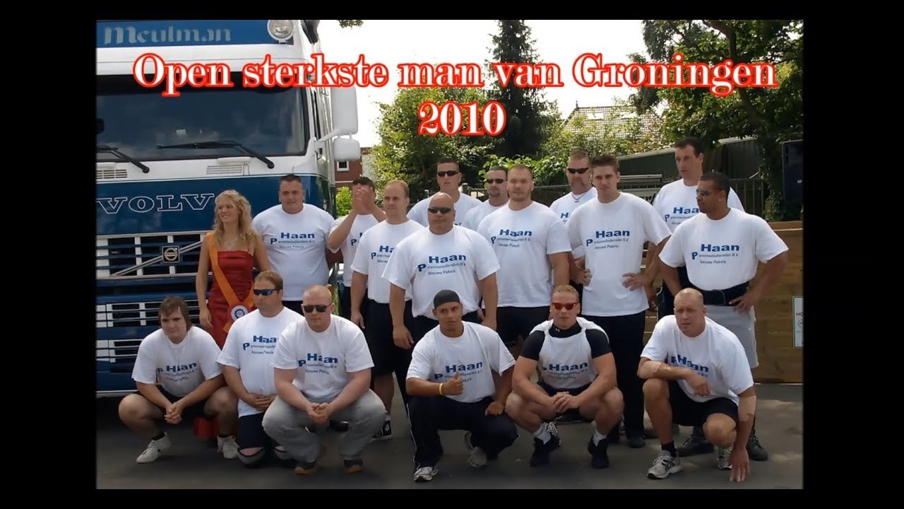 Open sterkste man van Groningen 2010 (foto-film)