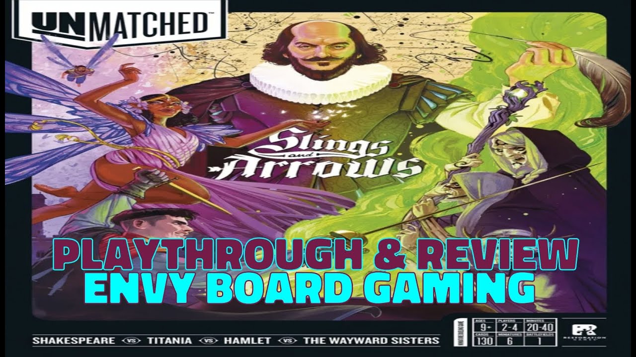 Unmatched Slings & Arrows Playthrough & Review