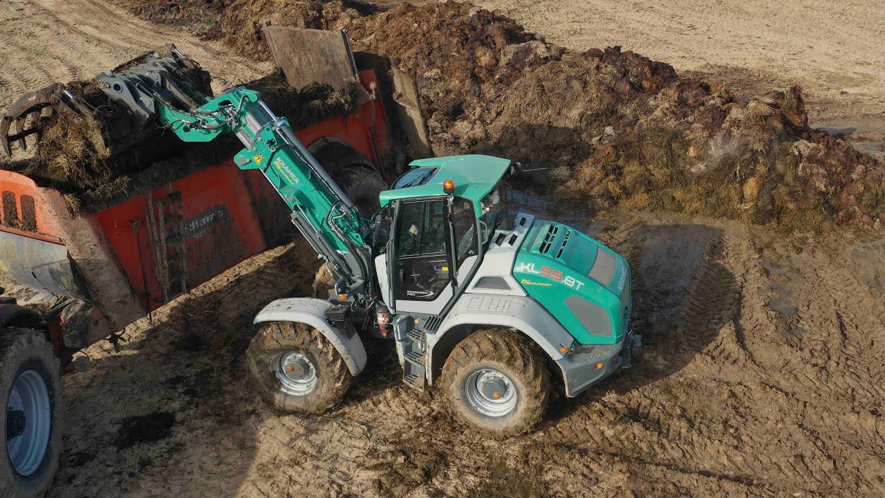 Un débit de chantier élevé pour la chargeuse Kramer KL 55.8 T🤩💨💪🏻