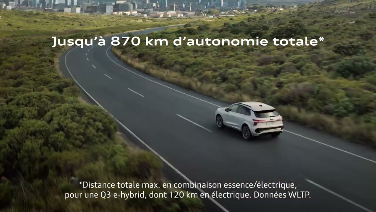 Gamme hybride rechargeable - Nouvelle Audi Q3 e-hybrid
