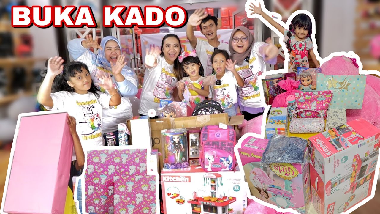 BUKA KADO ULANG TAHUN BARENG KAK LEIKA BABY DINAR DAN TOMPEL