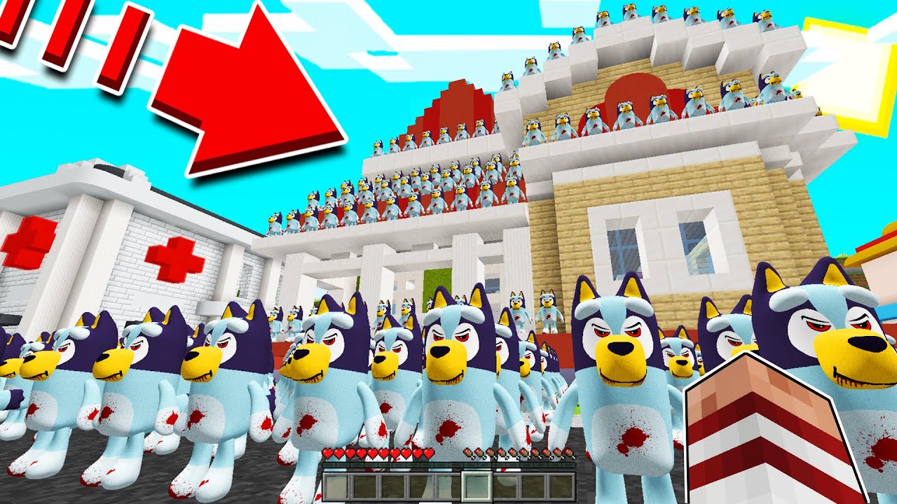 APOCALIPSIS DE BLUEY.EXE EN MINECRAFT