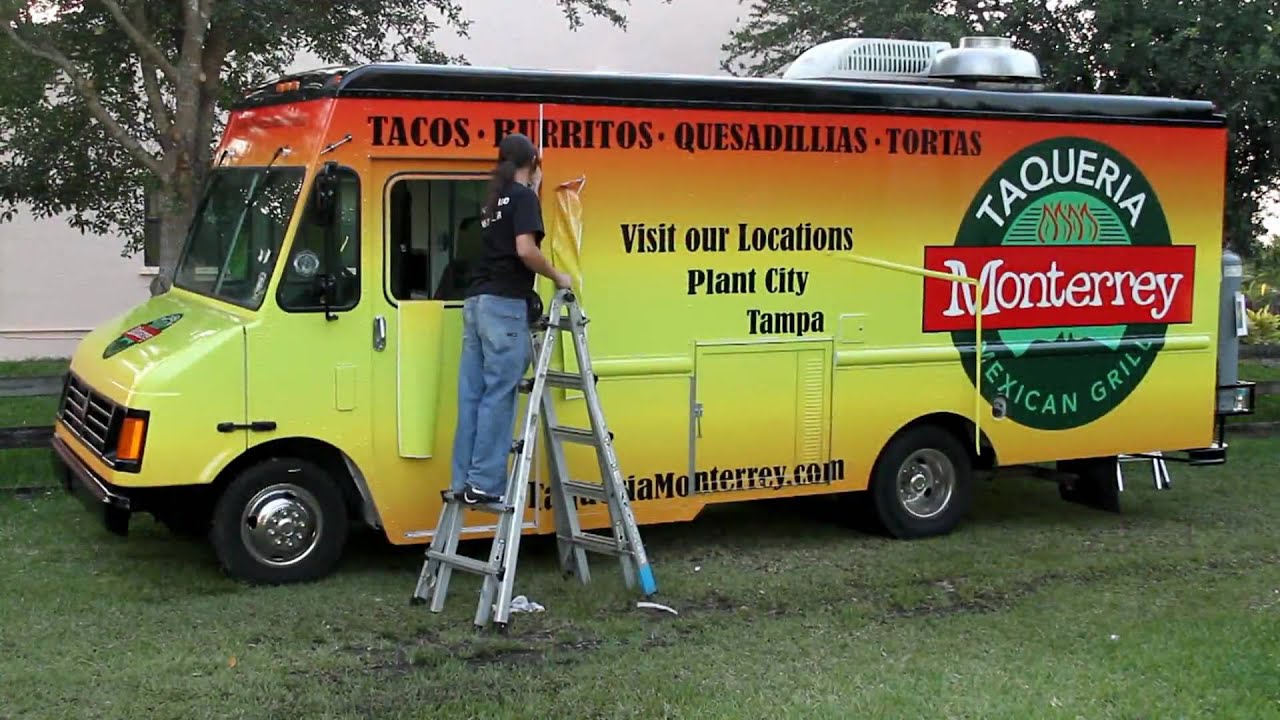 Vehicle Wrap Wraps - Miami - Ft Lauderdale Florida - Custom Food Truck / Cart