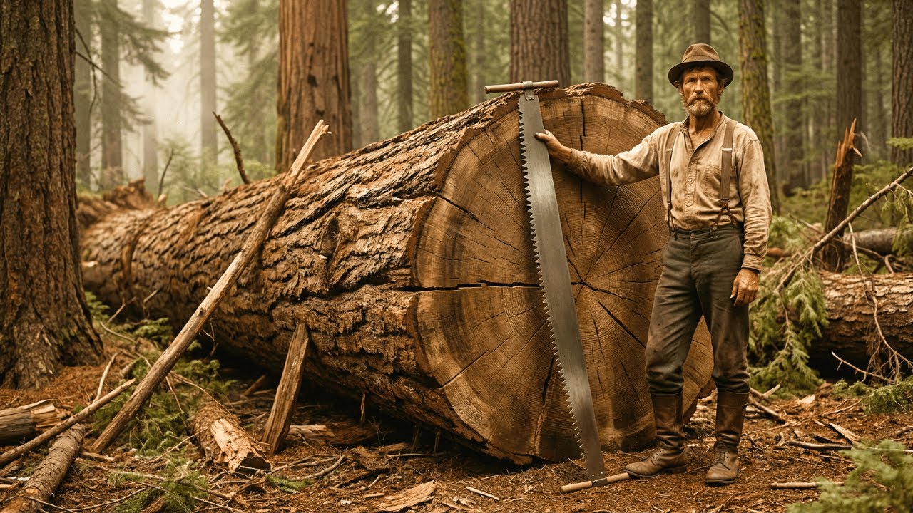 Before Chainsaws: How America Felled Its Ancient Giants