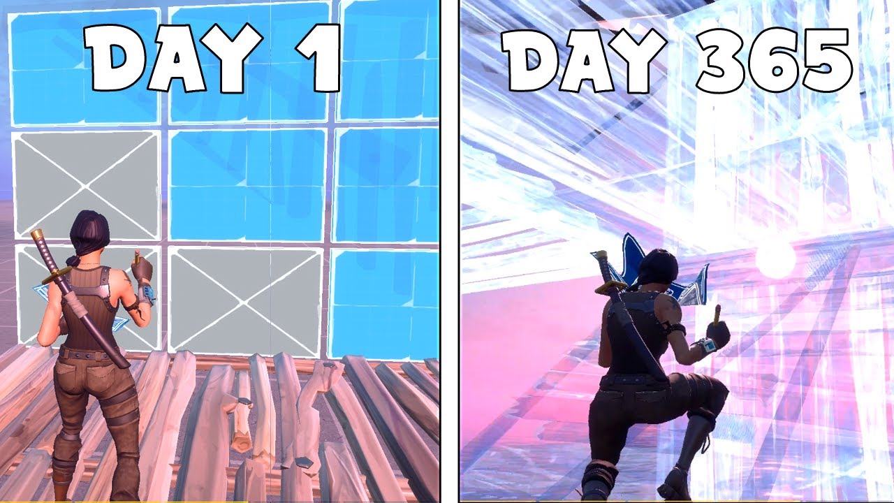 My 1 Year Fortnite Progression (INSANE PROGRESS)