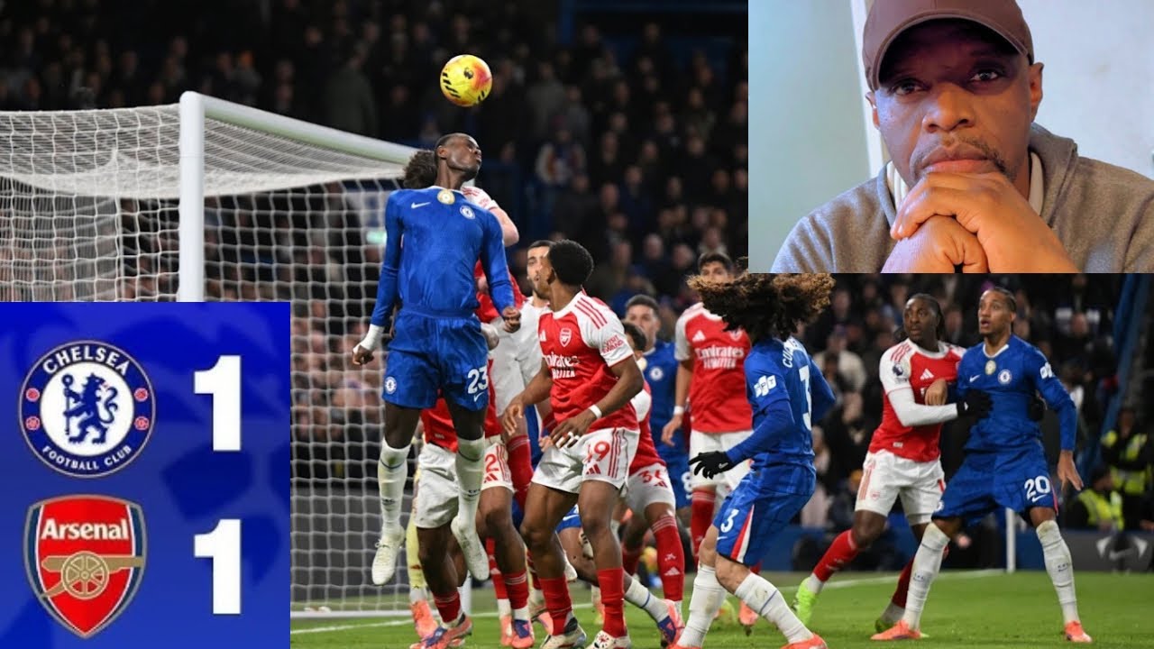 🔥 CHELSEA STOP ARSENAL CHARGE 1-1 ⚽️