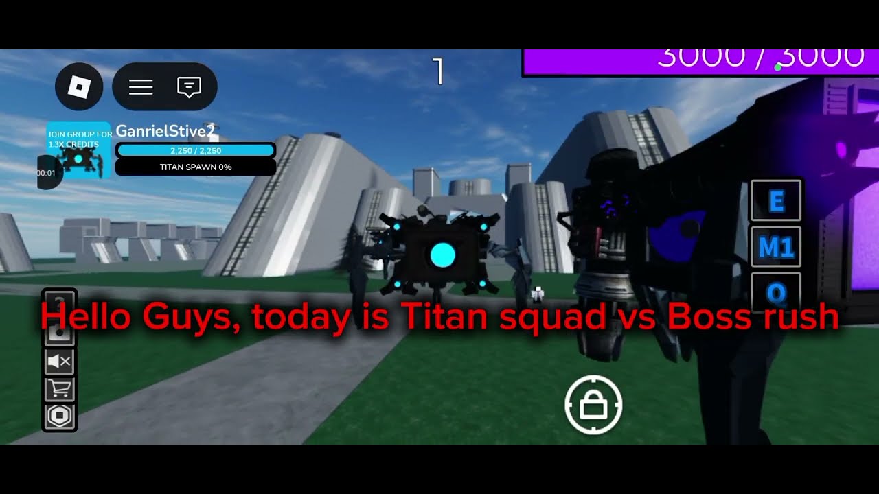 Titan squad vs Boss rush