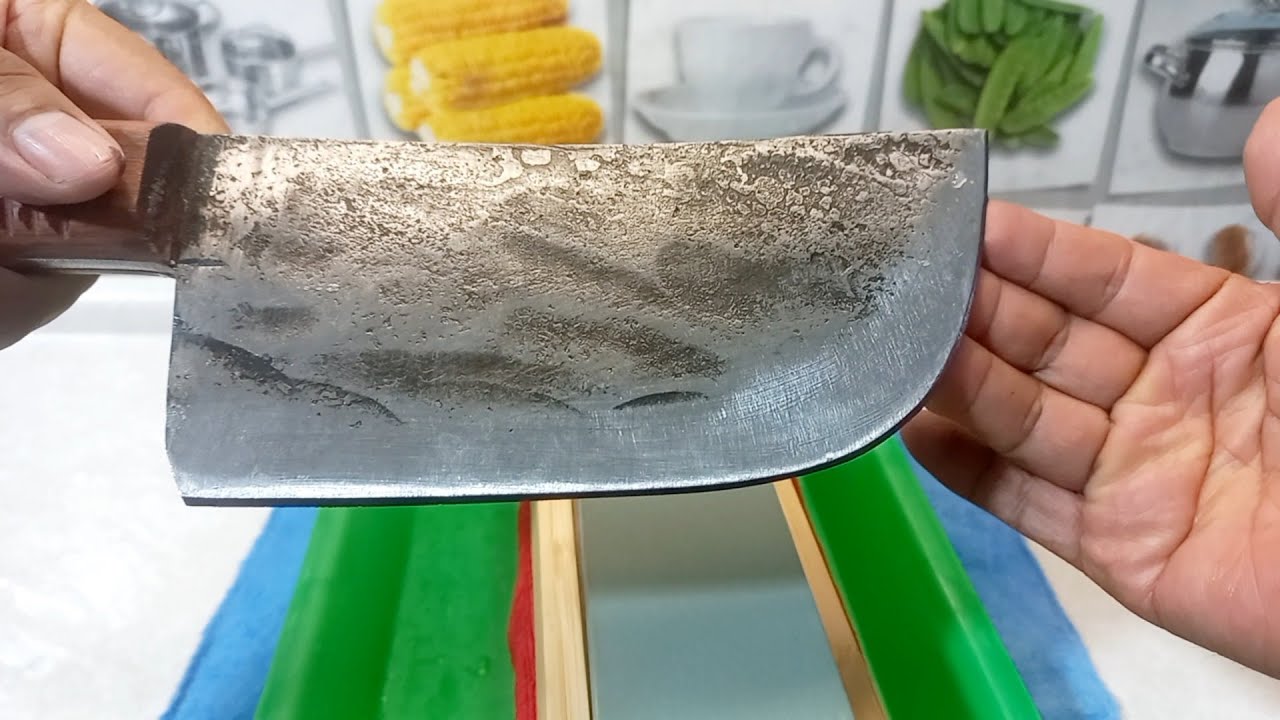 Las piedras de Amazon son puro marketing!  Cuchillo taquero Zarate forjado acero de muelle.