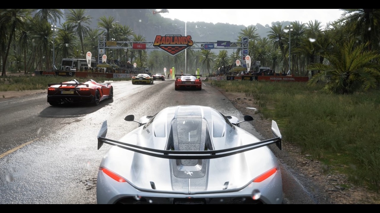 Koenigsegg Jesko Absolut VS Supercars! | Rainy Race | FH5