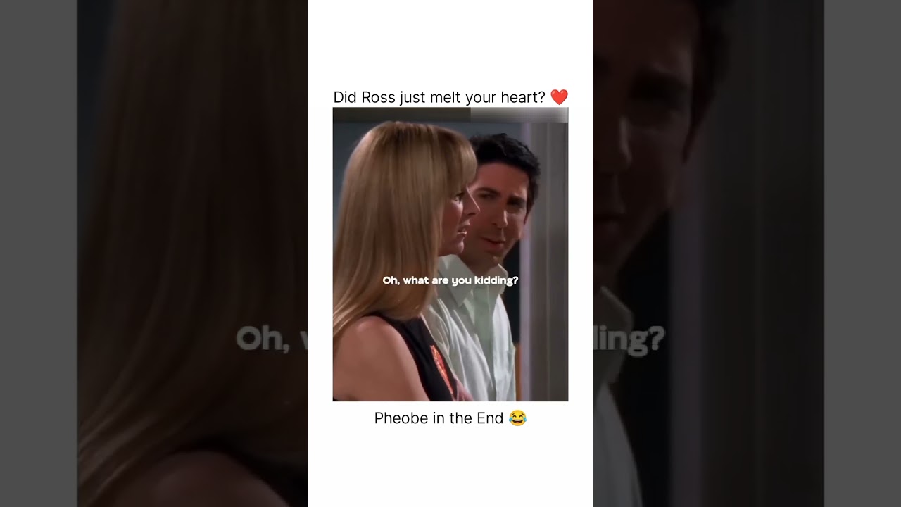 Ross haters, explain this 😅 #FriendsTV #RossAndRachel #Phoebe #EmmaGellerGreen #UKFriendsRewind
