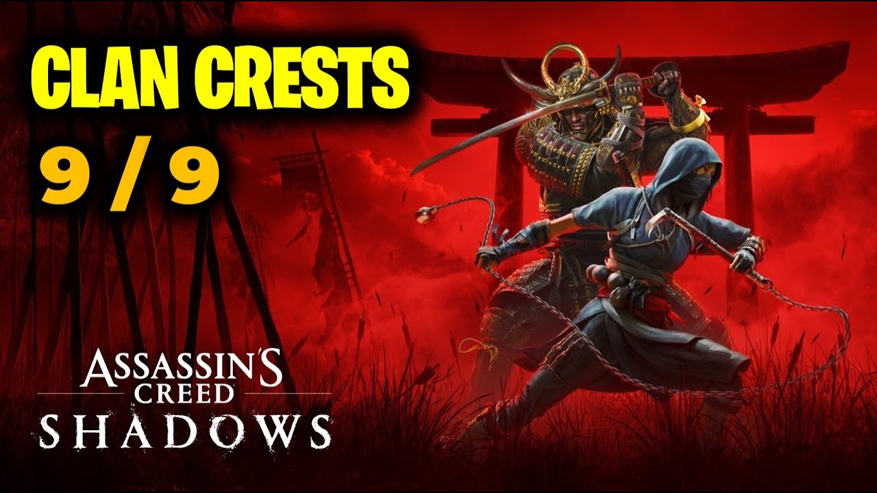 All Clan Crests Locations | Assassin's Creed Shadows