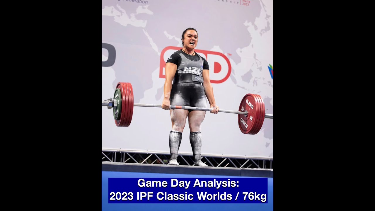 Game Day Analysis: 2023 IPF Classic Worlds / 76kg