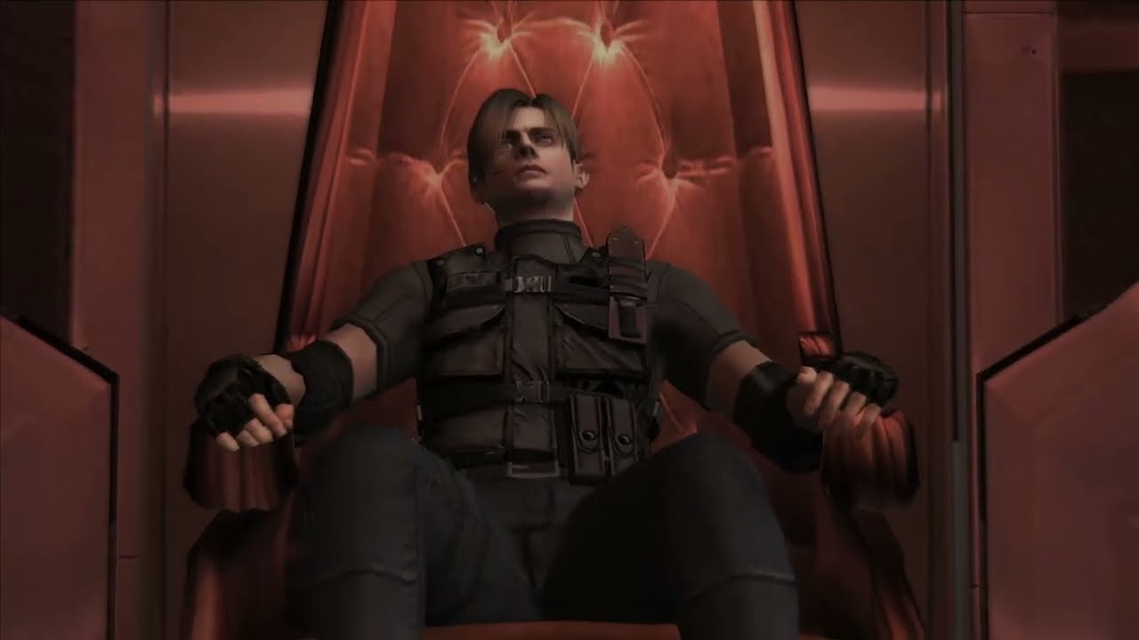 Leon Survives the Laser Trap Scene | Resident Evil 4 2005