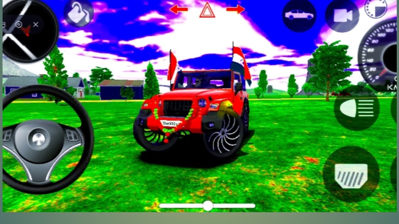 Modified Mahindra Thar😈Games:Indian Blue Thar (Gadi Wala Games) Car Game Android Game - #2025 #india