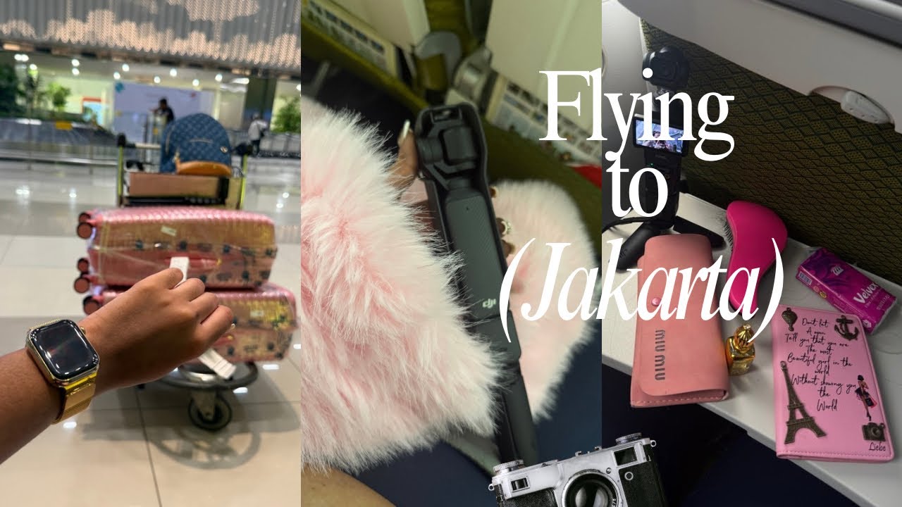 Flying to Indonesia,Jakarta😍🇮🇩