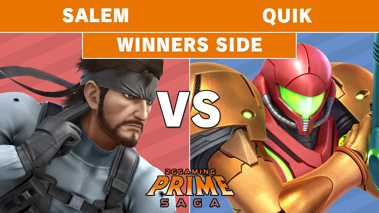 2GG: Prime Saga - Salem (Snake) vs MYR | QuiK (Samus) Winners Side - Smash Ultimate