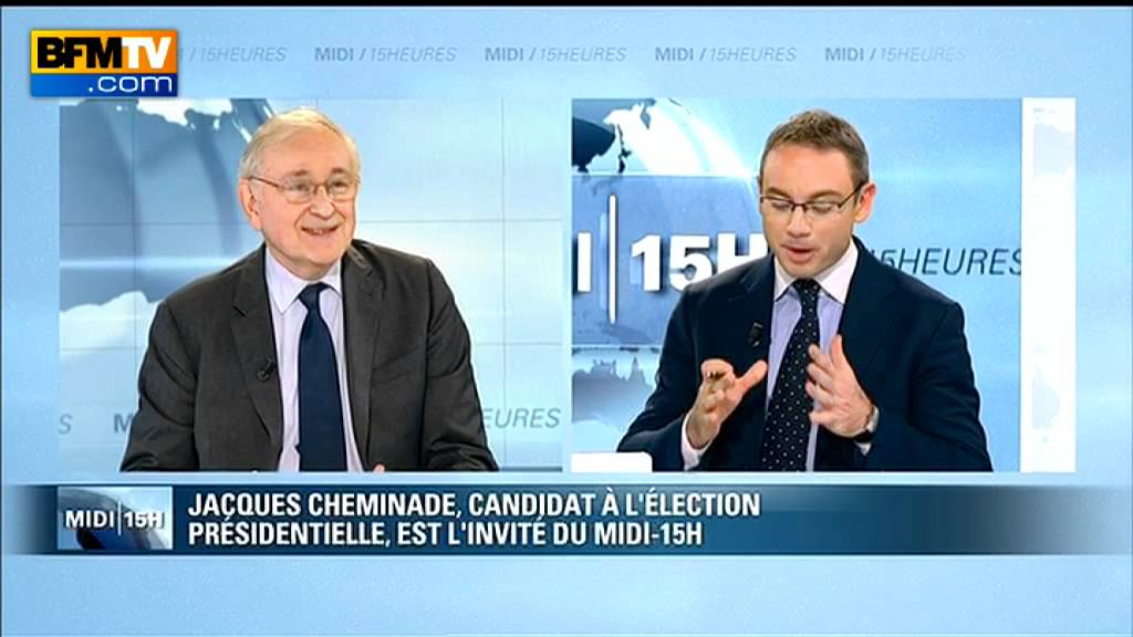 Jacques Cheminade, invité de BFMTV