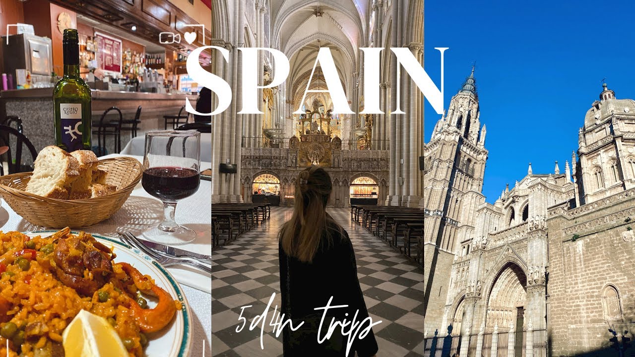 🇪🇸 spain travel vlog 2022📍madrid & toledo ✈️ travel under budget ☀️sunniest city in europe |西班牙旅行