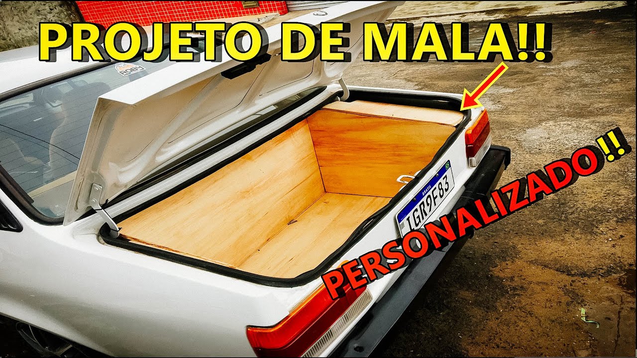 APRENDA A FAZER UM PORTA MALAS PERSONALIZADO EM CASA /  CHEVETTE - PARTE 1
