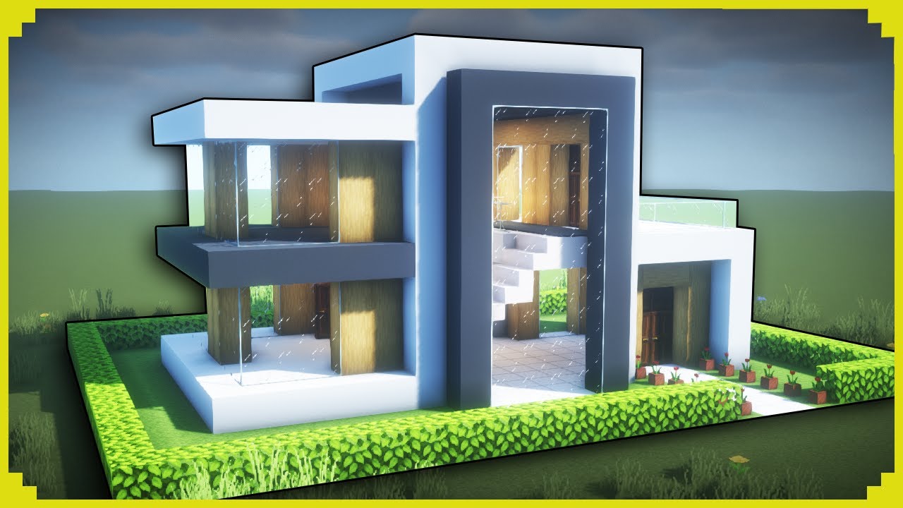 🦊Como fazer uma MANS&Atilde;O MODERNA no MINECRAFT