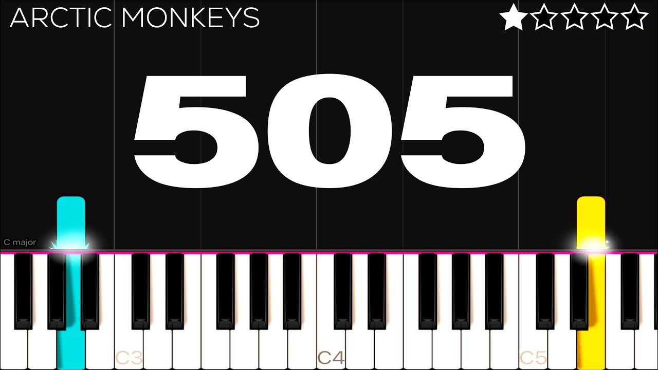 Arctic Monkeys - 505 | EASY Piano Tutorial