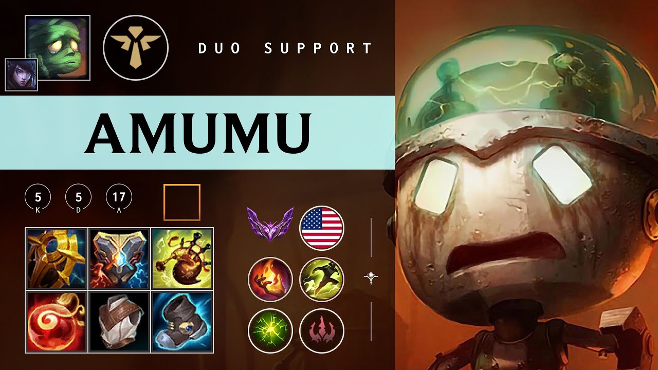 Amumu Support vs Nami - NA Master Patch 26.02