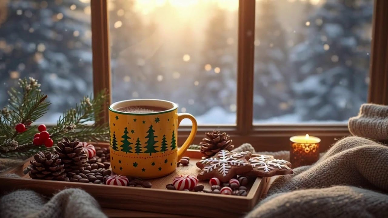 Happy Lightly Jazz Cafe ☕ Delicate Morning Winter Jazz & Bossa Nova Instrumental for Upbeat Mood