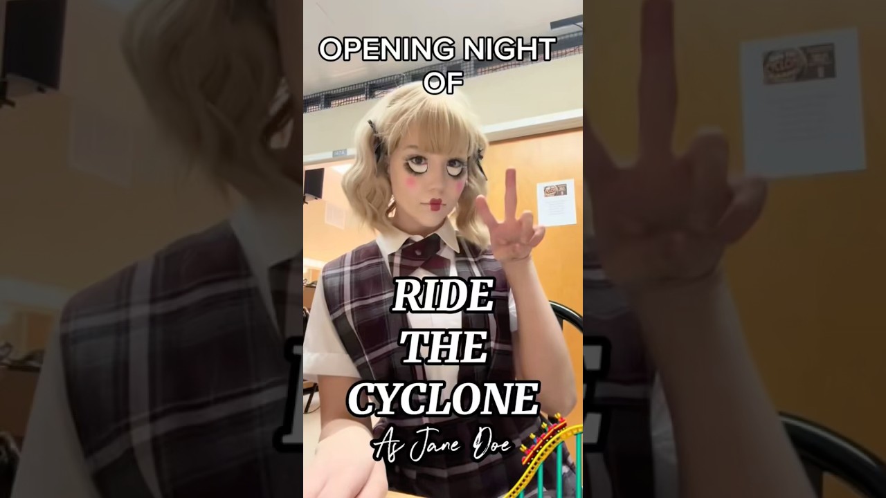Премьера мюзикла RIDE THE CYCLONE 🎢🌀❤️ #ridethecyclone #rtc #musicaltheatre #janedoe #theatrekid