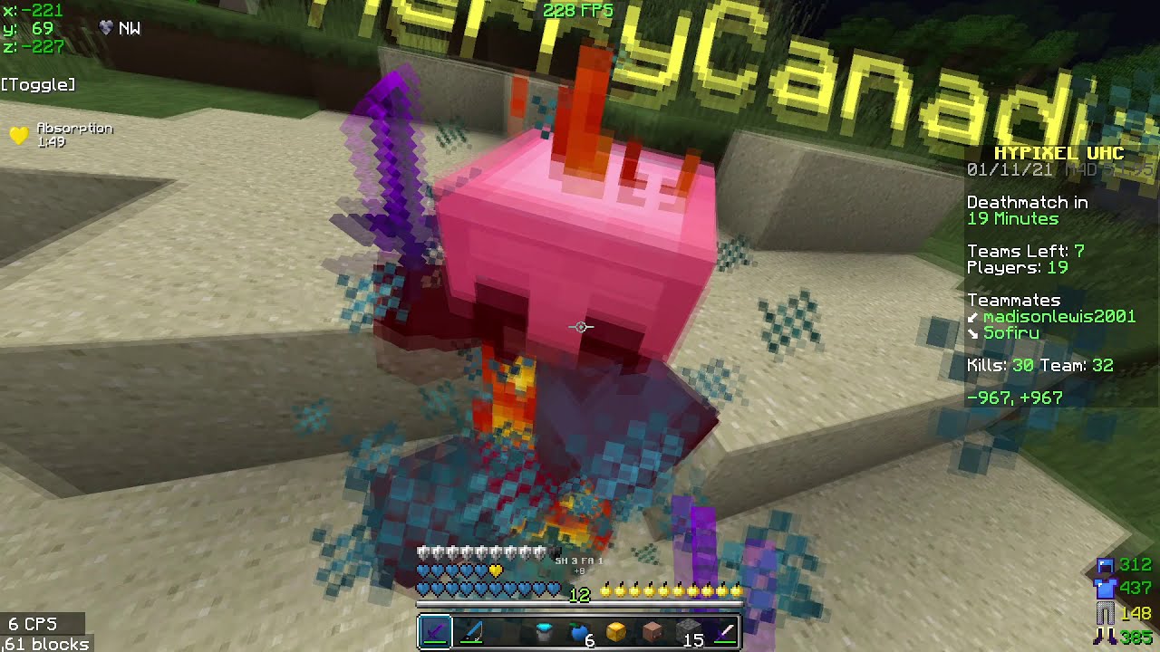 10 star in Hypixel UHC (montage + highlights)