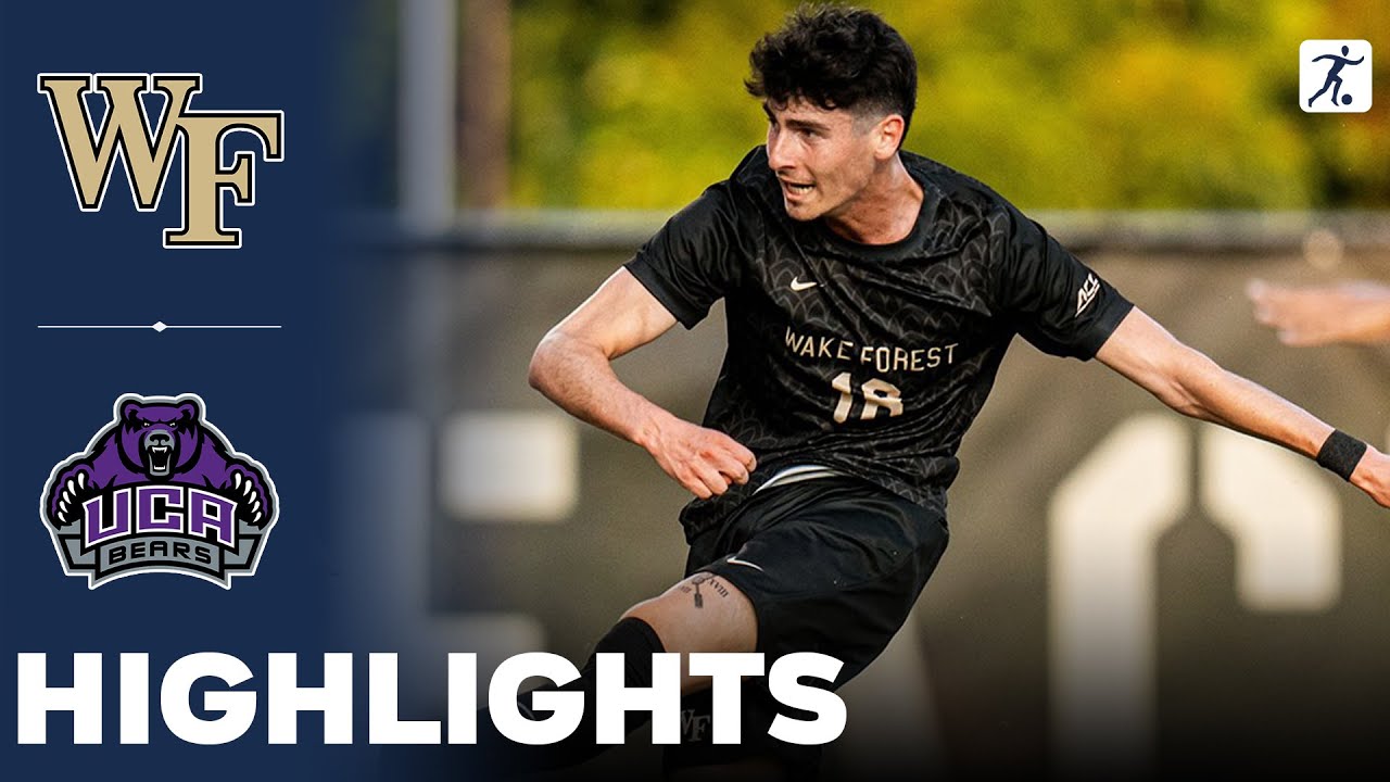 Wake Forest vs Central Arkansas | What a Comeback |NCAA College Soccer |Highlights - August 25, 2024