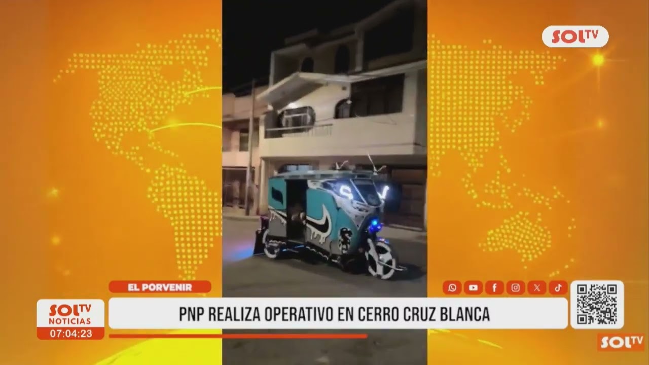 El Porvenir: PNP realiza operativo en cerro Cruz Blanca