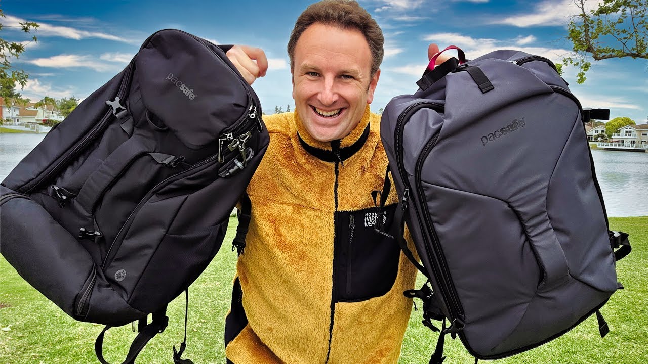 Pacsafe's Best Large Anti-Theft Backpacks: EXP35 & EXP45