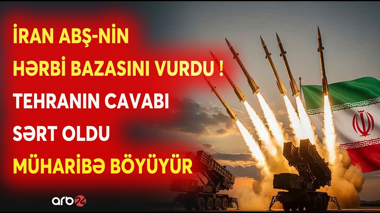 İranın cavab SƏRT OLDU! - ABŞ-nin hərbi obyektləri DARMADAĞIN EDİLDİ - Savaşın AREALI BÖYÜYÜR...