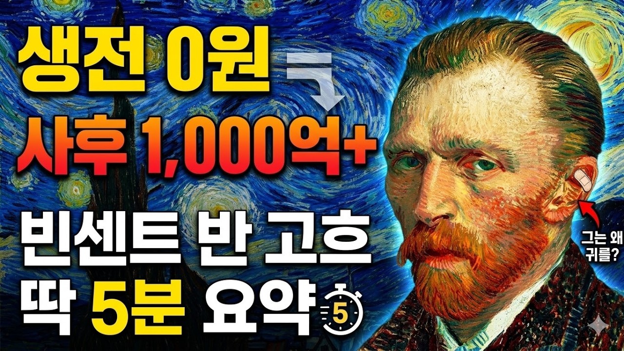 당신이 몰랐던 고흐의 진짜 색깔, 고통이 예술이 되는 순간 #빈센트반고흐  #고흐 #예술가 #명작