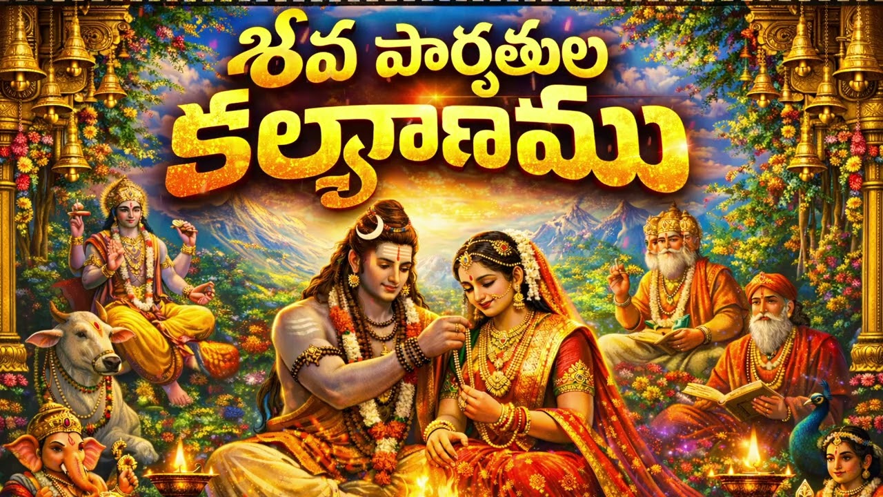శివ పార్వతుల కళ్యాణము | పవిత్ర దైవిక వివాహం |Shiva Parvathi Kalyanam Telugu |Maha Shivaratri Special