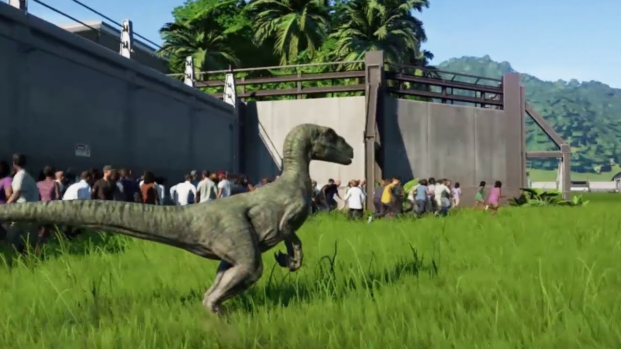 RAPTOR vs 200 HUMANS - Jurassic World Evolution - Part 27